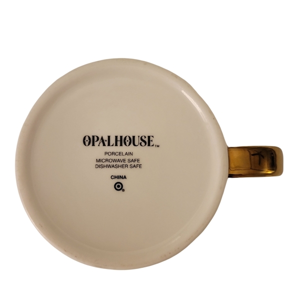 Opalhouse Floral "E" Mug with Gold Handle - Picture 4 of 4